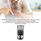.Automatic Cat Feeder 4L Timed Pet Feeder Dry Food Dispenser For Cats Small