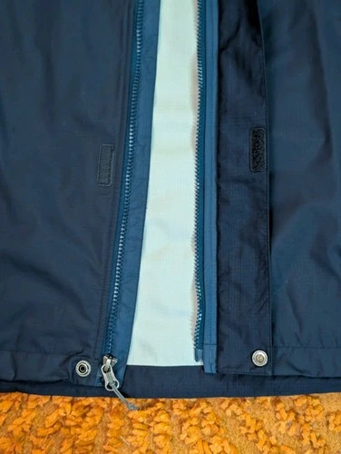REI Co-Op Peak 2.5L Rain Jacket W/Pit Zips Full Zip Hooded Men’s MED image 6