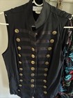 Dani Michaels Vintage 90s Vest Black Gold Buttons Made In USA 7/8 Women’s — photo 1