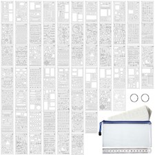 66 Pieces Bullet Stencils Journal Planner Templates Set DIY Drawing...