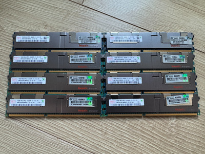 8x 16GB 128 (GB) ECC REG DIMM DDR3 PC3-8500R SKHynix HMT42GR7BMR4C-G7 SERVER RAM