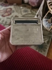 Mechanical Cigarette Rolling Machine Silver Tone 