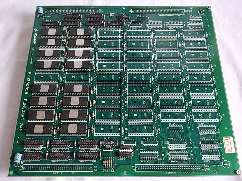 THUNDER CROSS PCB Game board and KONAMI System and Arcade THUNDER CROSS PCB Game board and KONAMI System and Arcade