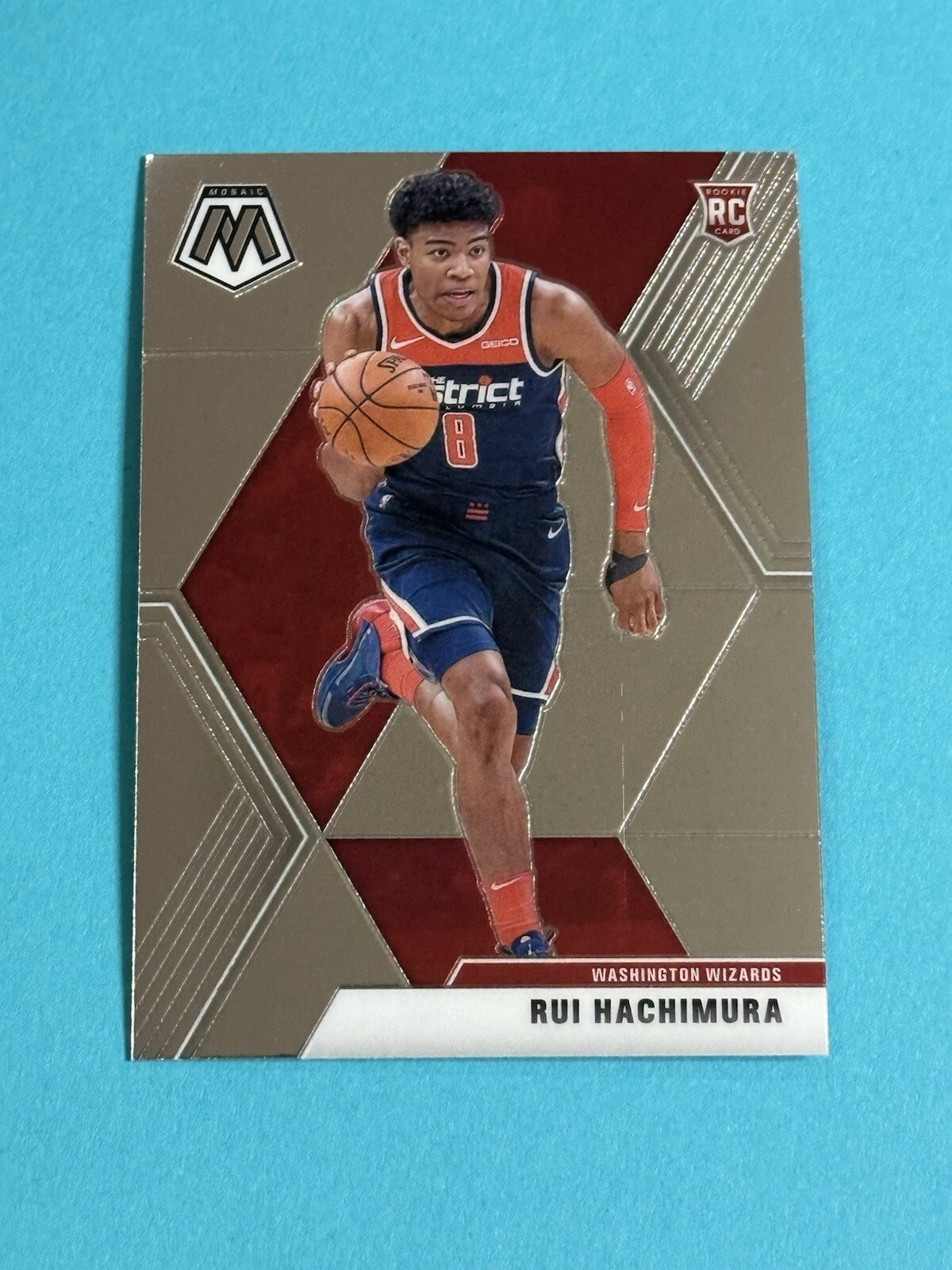 2019-20 Panini Mosaic Rui Hachimura Rookie #231 Washington Wizards RC (V)