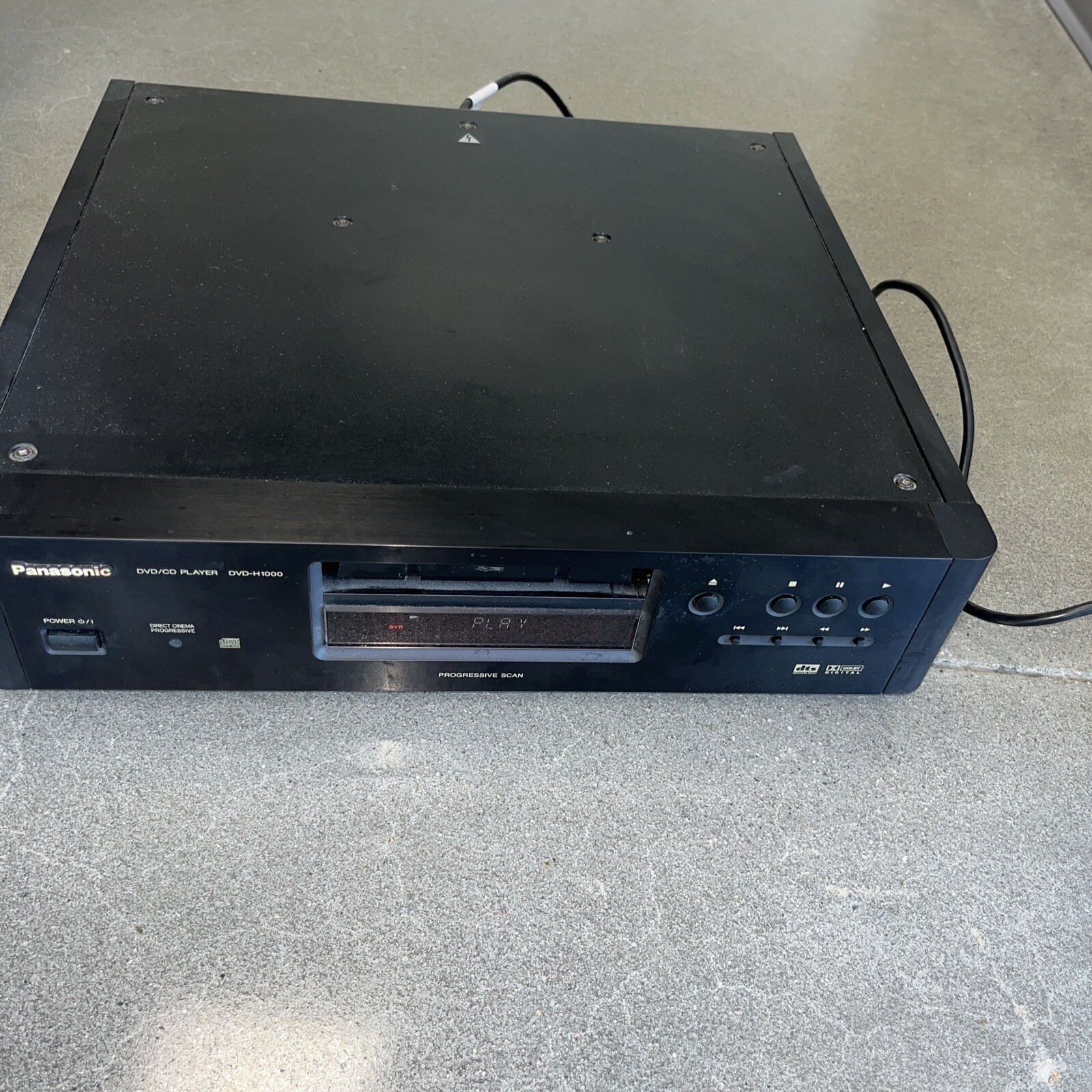 Panasonic パナソニック DVD-H1000 DVD/CDプレーヤー