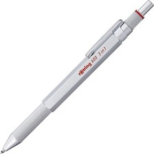 Stylo à dessin mécanique Rotring Multifonction Iron Silver 600 3en1 2164109 J...