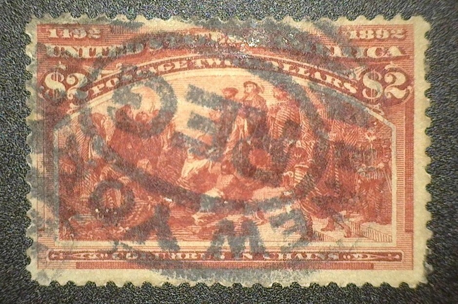 US 1893 Scott #242 Columbus In Chains, Columbian Exposition Used