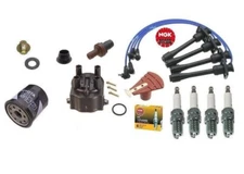 FOR Toyota Corolla 1.61.8L Cap-Rotor-NGK Wires-Platinum Spark Plug-PCV-Filter
