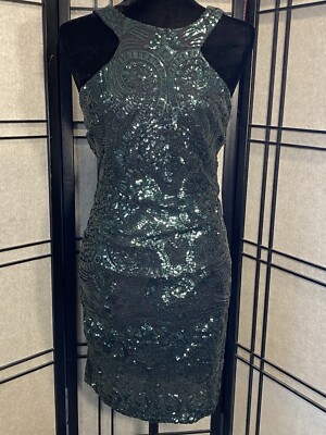 bonprix sequin party dress - dark green - size 14/16 Tween Girls' One Shoulder Bow Detail Sequin Party Dress Elonnashop