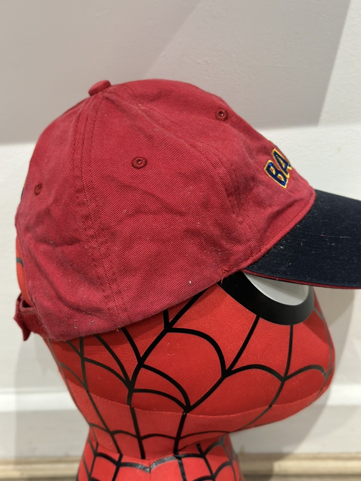 Rare Vintage Barcelona Barca Futbol Club Navy Blue Burgundy Embroidery Hat Cap image 5