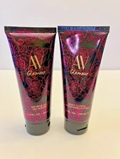 Adrienne Vittadini AV GLAMOUR Shower Gel/Body Lotion Set 3.4 oz 100ML New Sealed