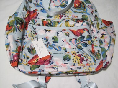 VERA BRADLEY REACTIVE CAMPUS TOTEPACK SEA AIR FLORAL NEW  display picture 3