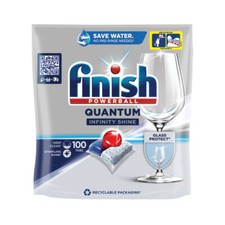 Image of Finish (PACK OF 100) Quantum Infinity Shine Dishwasher Tablets 3219120 *FREE DEL