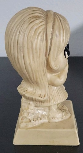 Russ Wallace RW Berrie "I Think You're Nice" Big Eyed Girl Figurine VTG 1970 - Picture 6 of 9