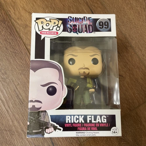 Funko Pop! Heroes Suicide Squad: Rick Flag #99 Vinyl Figure.