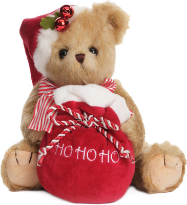 Jolly Jingles Christmas Bear, 10 Inch Stuffed Christmas Animals, Ideal Christmas
