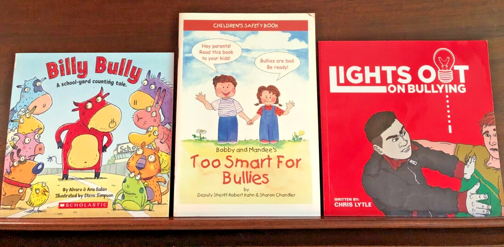 Kids Books About Bullying Lot 3 Billy Bully Too Smart For Bullies Lights Out!