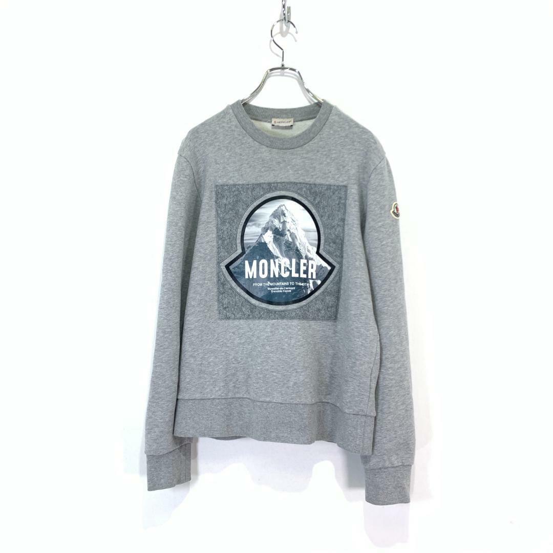 Logo Front Print Sweatshirt Gray 