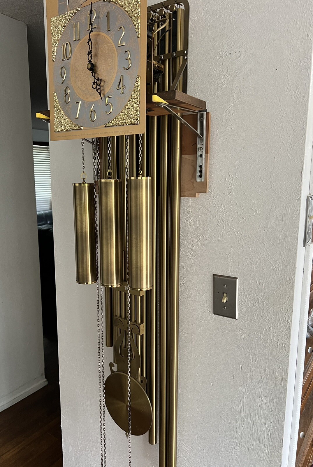 Set of vintage/antique Kuempel grandfather 8 tubes clock for project eBay