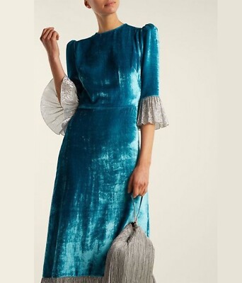 Long Blue Velvet Dress Women Bridesmaid Wedding Evening Dress Gift For Her | eBay Long Blue Velvet Dress Women Bridesmaid Wedding Evening Dress Gift For Her | eBay