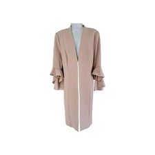 Womens Kaleidoscope Blush Pink Flutter Sleeves Formal Occasion Dress Coat 14.