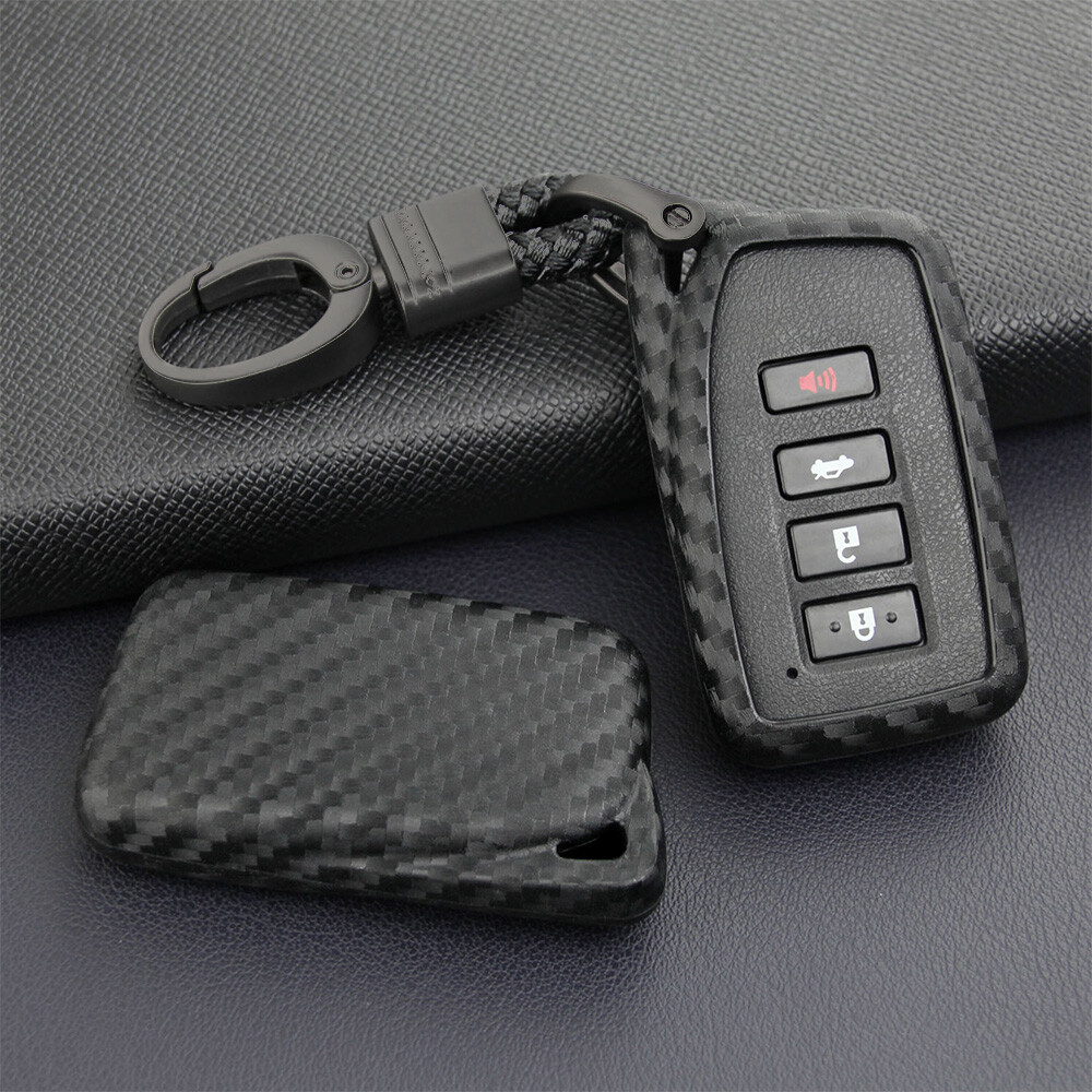 Toyota Carbon Fiber Key Fob Case (Model E) - Carbon Black - Foto 4