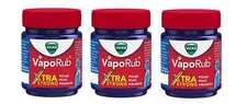 Vicks VapoRub Extra Strong 50ml x 3 | Cold, Cough, Headache Relief | Exp 2026
