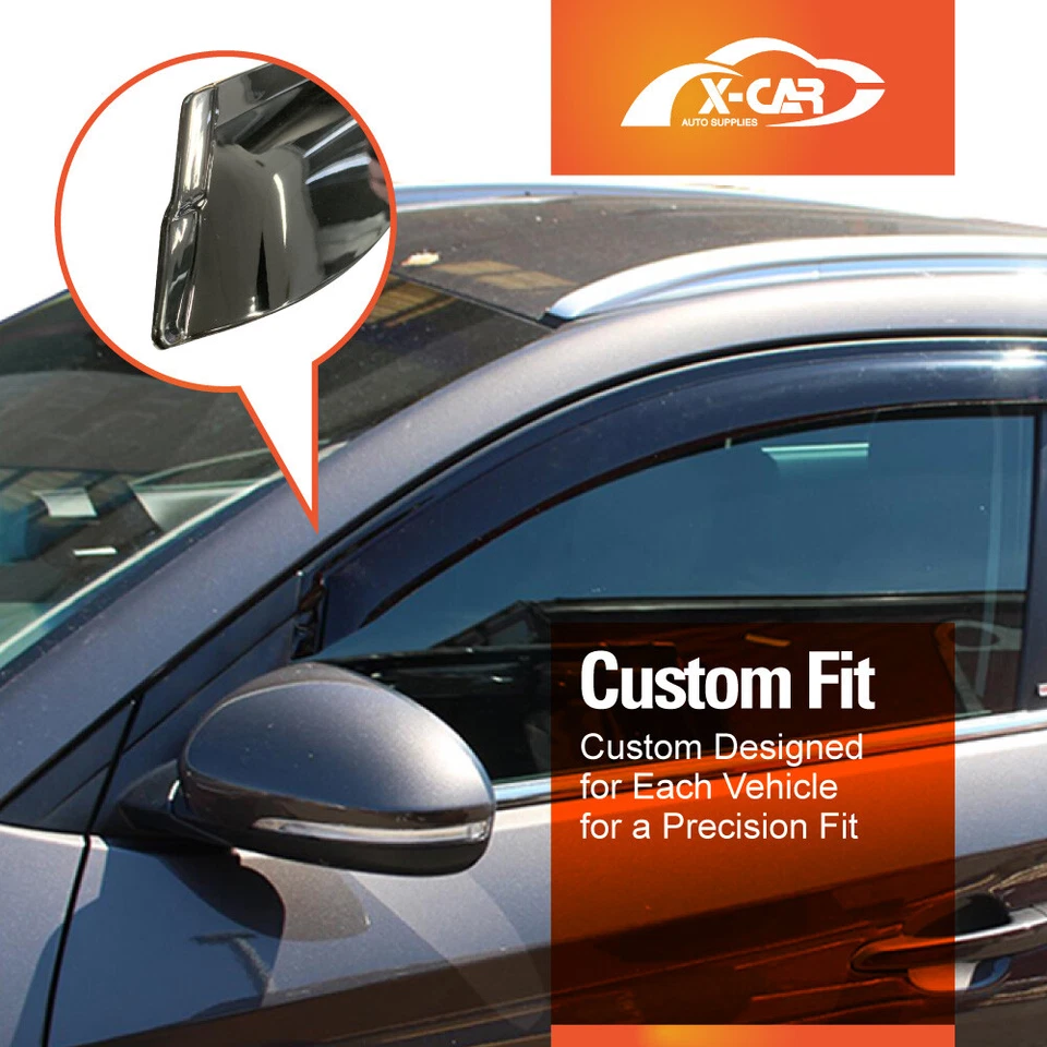 Weathershields for Hyundai Tucson 2015-2021 Car Window Sun Visor Wind Deflectors - image 3 of 4