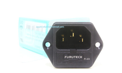 1pc FURUTECH Japan FI-03 (G) High Performance power IEC Inlet Gold plate boxed