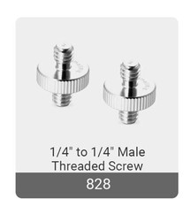  2 NEW Standard 1/4" Male Thread 20mm for Clamp Mount Photography Rigs Parts