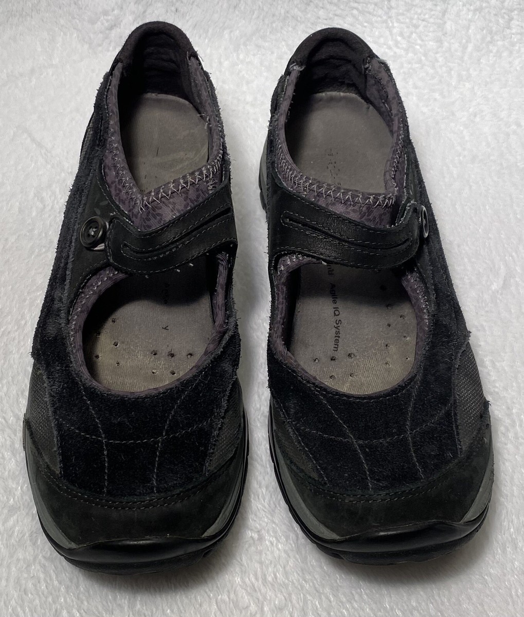 ○amomento○Vibram Mary Jane○23.5〜24.5○ Black Vibram Mary Jane Ballerina Flats by AMOMENTO on Sale