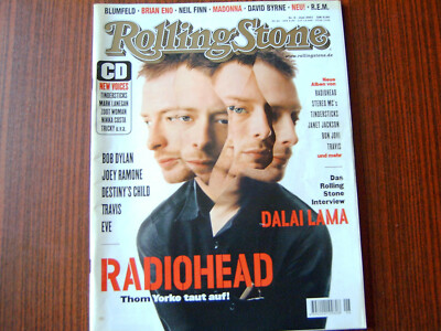 Rolling Stone Juni 2001  Radiohead-Bob Dylan-Joey Ramone-Destiney´s Child-Travis