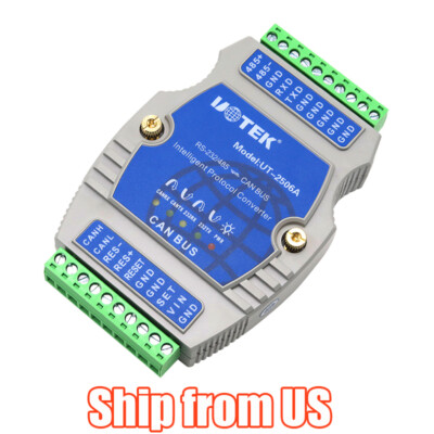 RS232 RS485 to Canbus Adapter CAN BUS Converter Isolation with Protocol UT-2506A