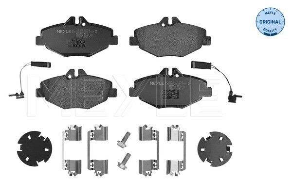 Meyle 025 237 4320/W Bremsbelagsatz, Scheibenbremse FüR Mercedes-Benz-image