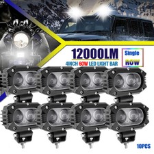 3 4 5 7 Inch Led Driving Work Light Spot Flood Pods Offroad Truck Fog Lamp