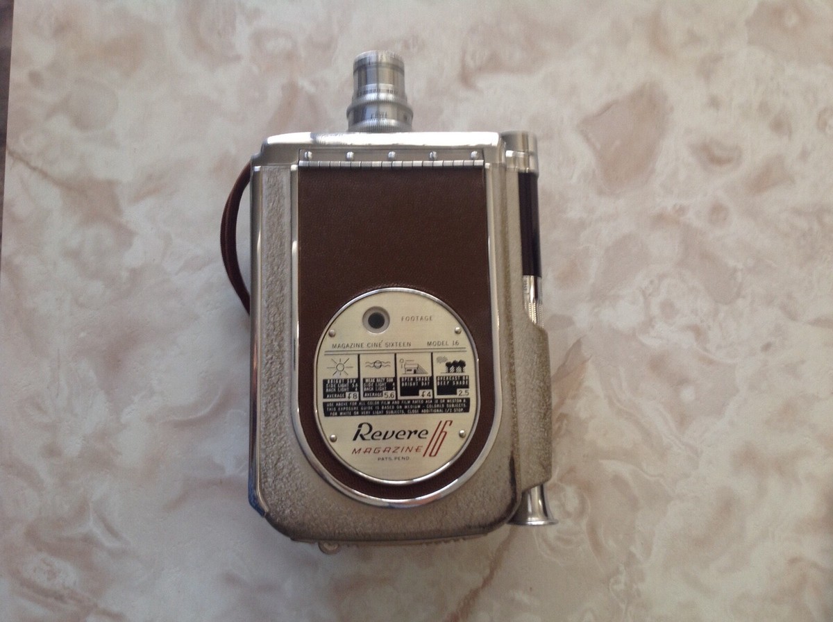 Vintage Revere 16 Magazine Camera and Case | eBay