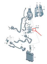 NEW AUDI Q7 4M ELECTRIC COMPRESSOR BRACKET 4M0145879M ORIGINAL