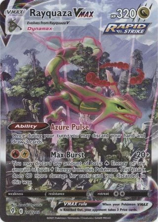 Rayquaza VMAX Pokémon TCG Cards for sale | eBay