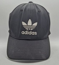Adidas Originals Icon Pre-curved Hat Cap Snapback Black Grey White RN 90288