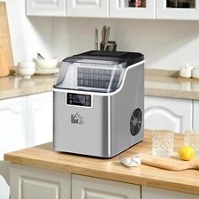 Ice Maker Machine Counter Top Ice Cube Maker for Home 20kg in 24 Hrs W/ Basket