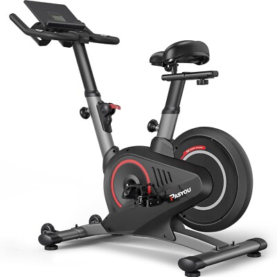 PASYOU S40 Heimtrainer Fahrrad Mit Magnetischem Widerstand, Riemenantrieb Fitnes