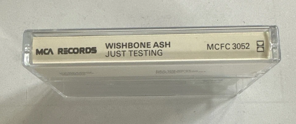 Wishbone Ash - Just Testing ~ Cassette Tape Blues Rock Ex / Ex Condition - Image 4 of 4