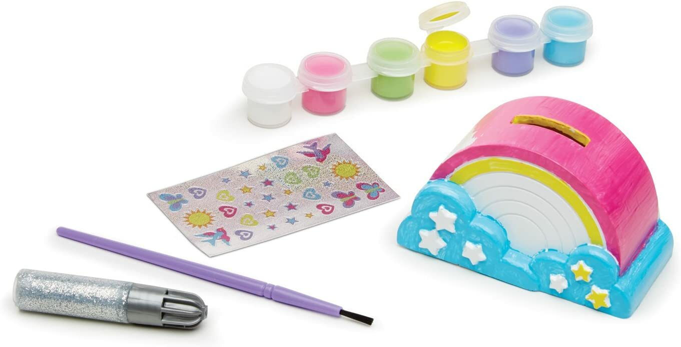Decorate-Your-Own Rainbow Bank Craft Kit Melissa & Doug