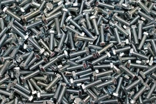 (300) Metric Hex Head M6-1.0 x 20 Cap Screw Bolt 6mm Zinc Plated Class 8.8