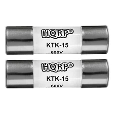 2x HQRP KTK-15 Midget Fast-Acting Digital Multimeter Fuse 15A for Fluke 892583