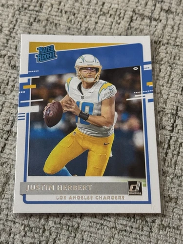 2020 Justin Herbert Panini Donruss Rated Rookie Base #303