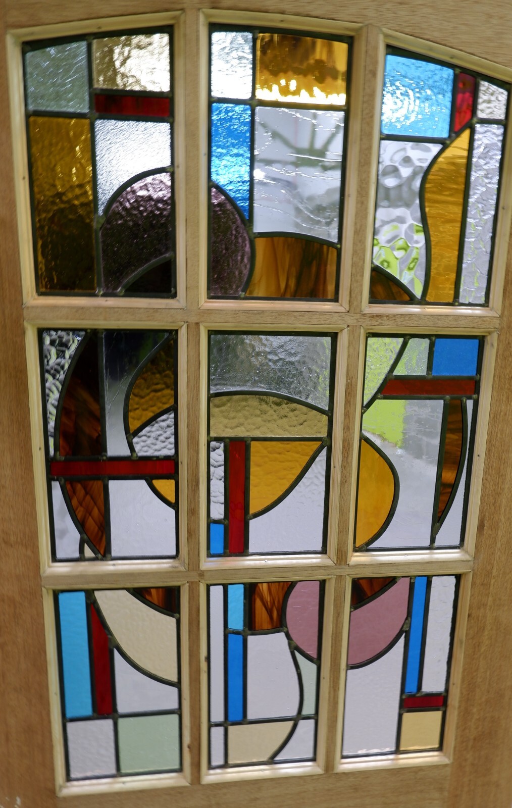 stained glass solid wood internal door eBay