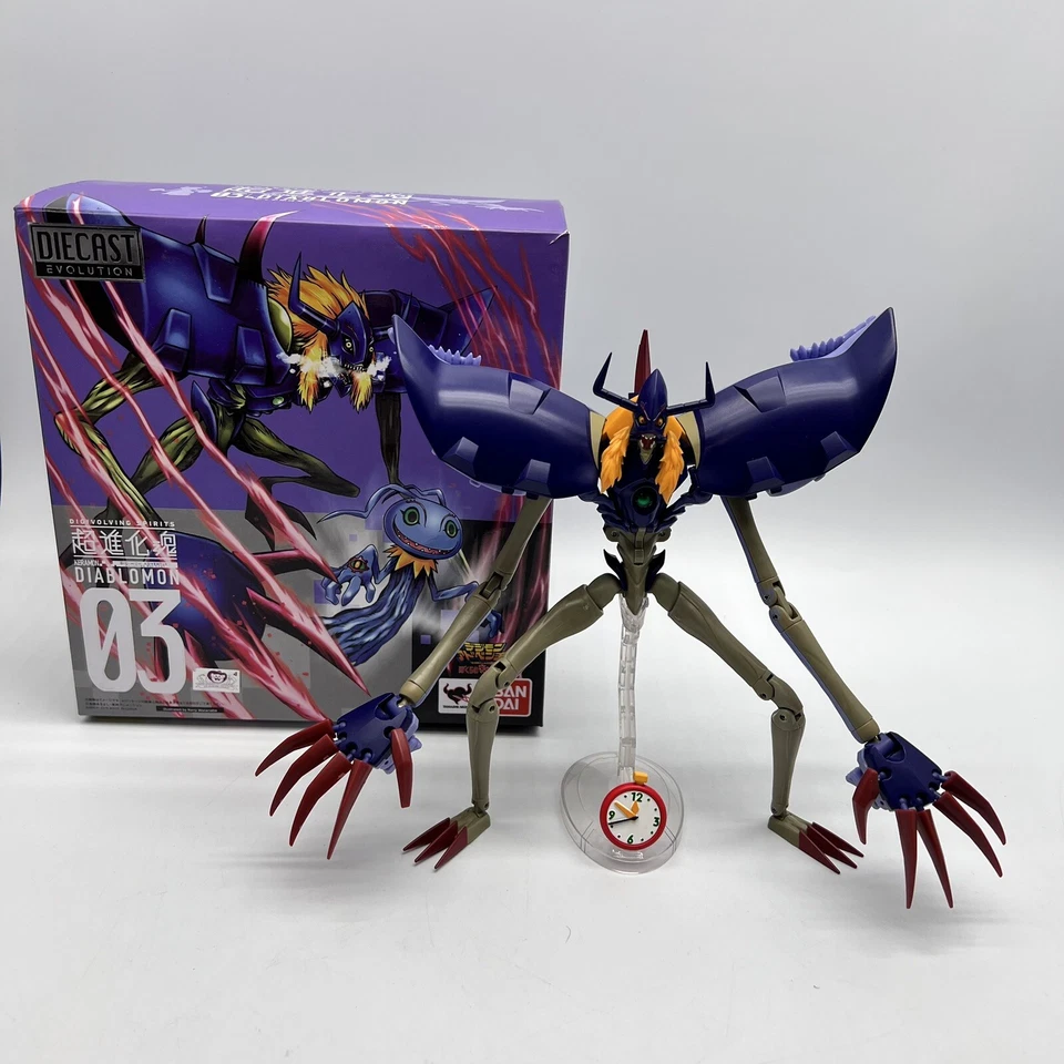 Figura de acción Digimon Diablomon Digivolving Spirits 03 BanDai pieza dañada Foto 2 de 4