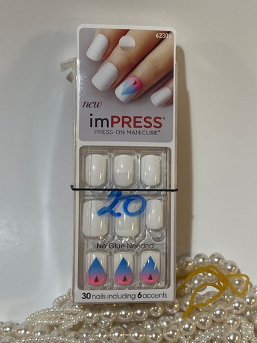 Kiss imPRESS Press On Manicure Pedicure One Step False Nails Charms,YOU CHOOSE💅 - Picture 36 of 58