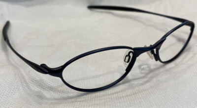 Vintage Oakley Razor Wire O1 130 Midnight 11-601 48[]19 Eyeglasses Frames Only